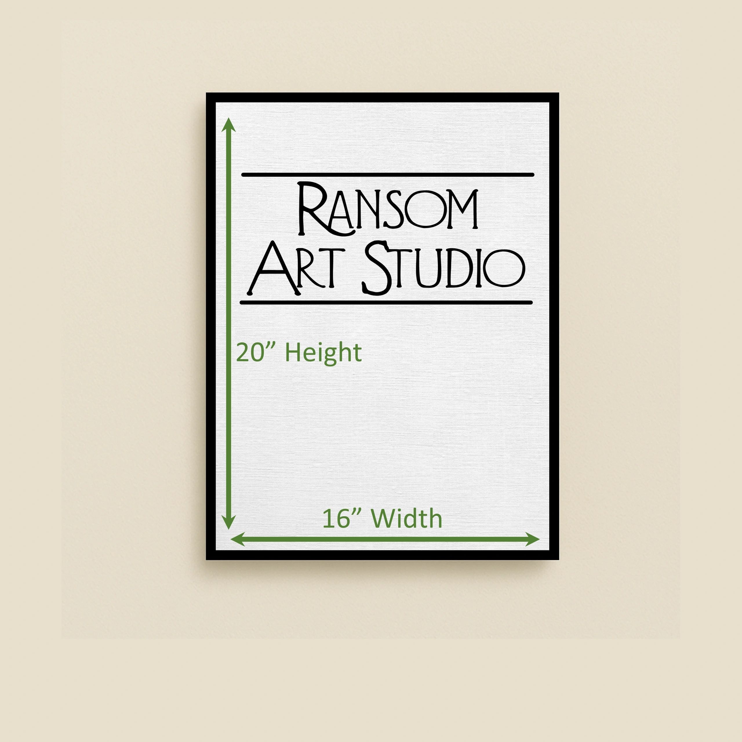 16×20 original painting framed
